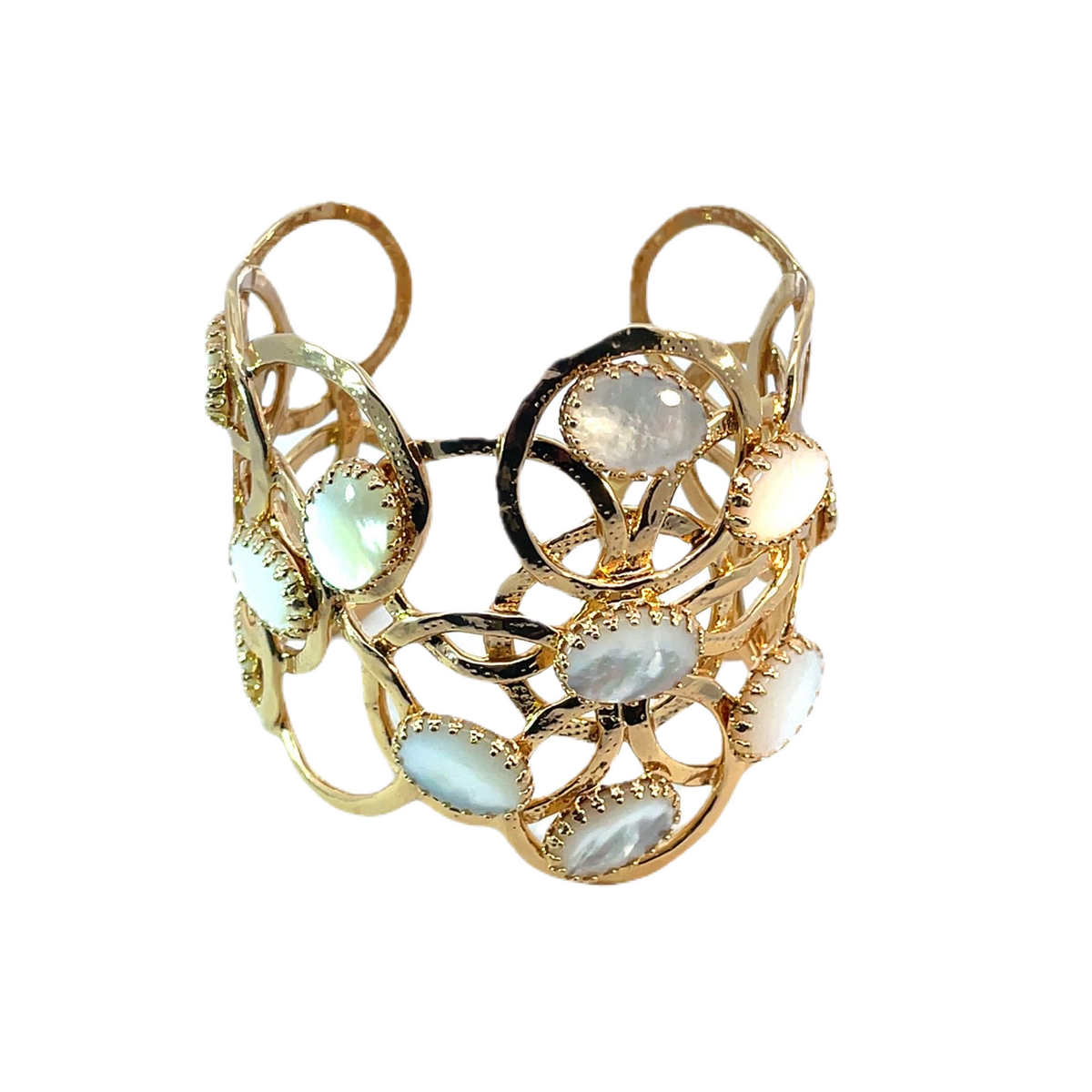 Gas Bracelets Gas Olympie Bangle Mother Of Pearl