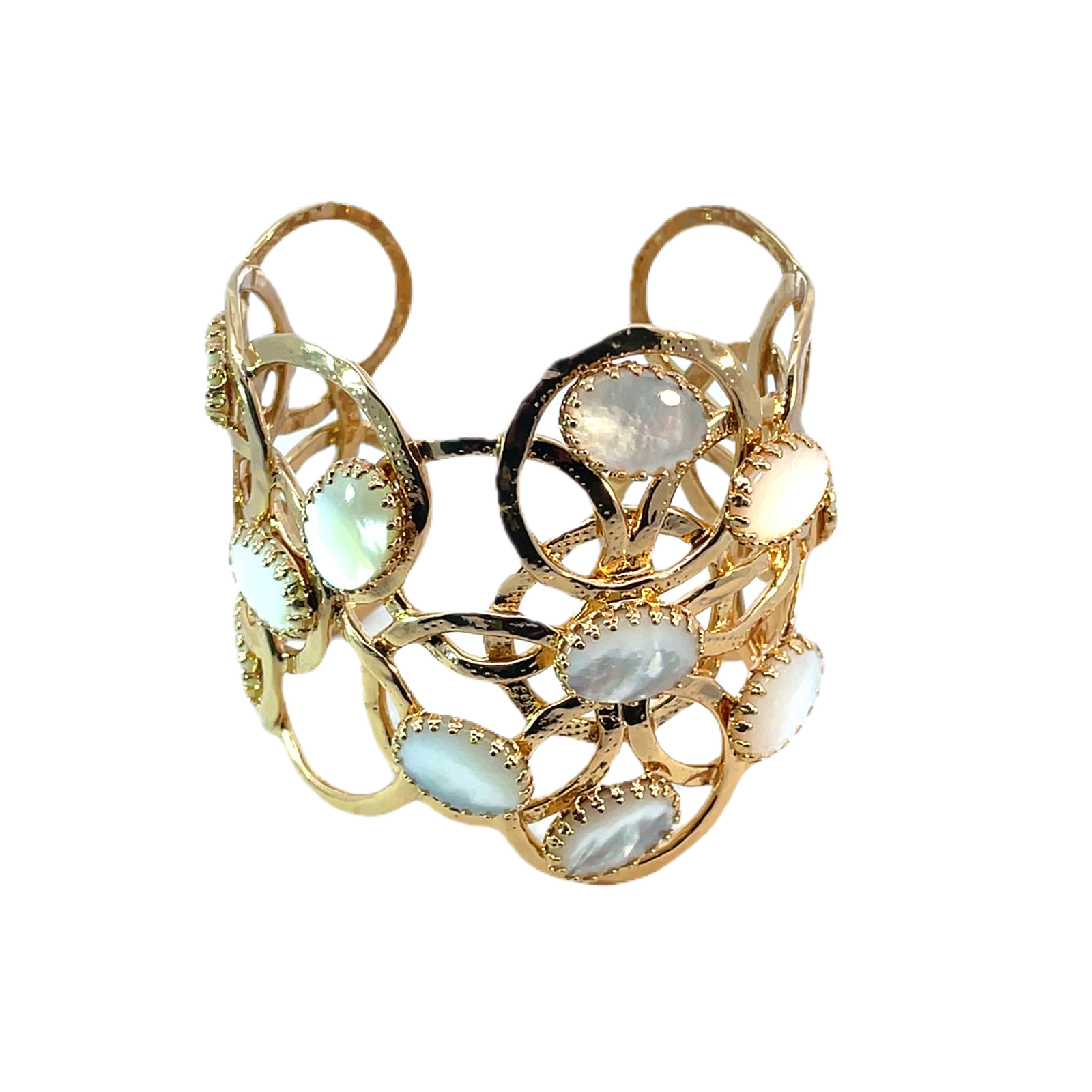 Gas Bracelets Gas Olympie Bangle Mother Of Pearl