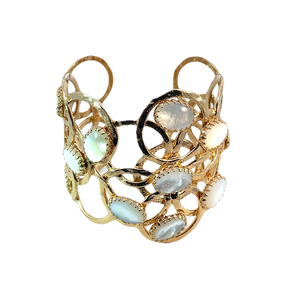 Gas Bracelets Gas Olympie Bangle Mother Of Pearl