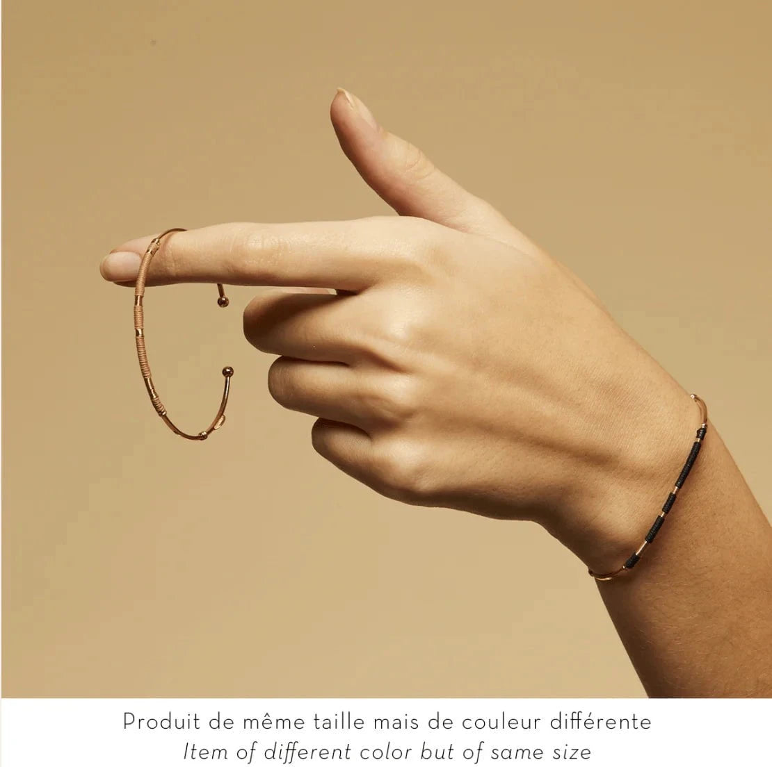 Gas Bracelets Gas Zanzibar Stripe Cream Bracelet