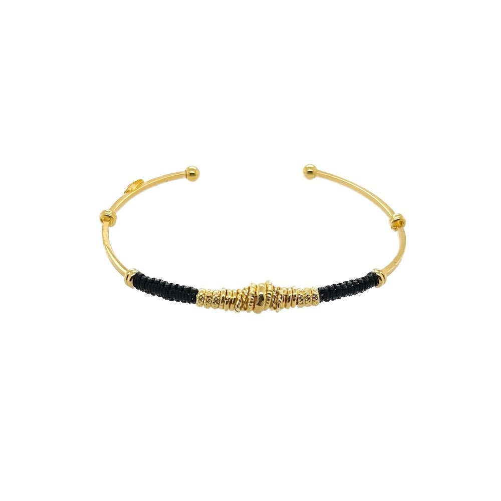 Gas Bracelets Yellow Gold / Black Gas Zizanie Bracelet