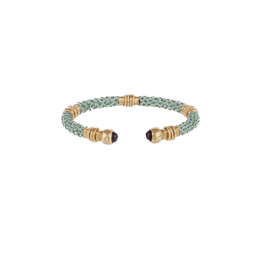 Gas Bracelets Yellow Gold / Blue Gas Sari Bracelet