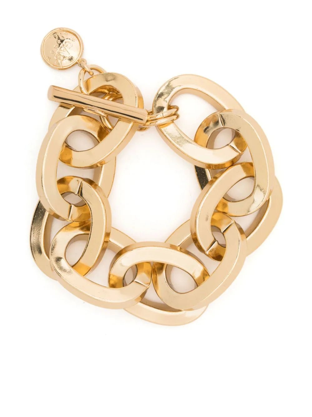 Gas Bracelets Yellow Gold Gas Maille Oval Bracelet