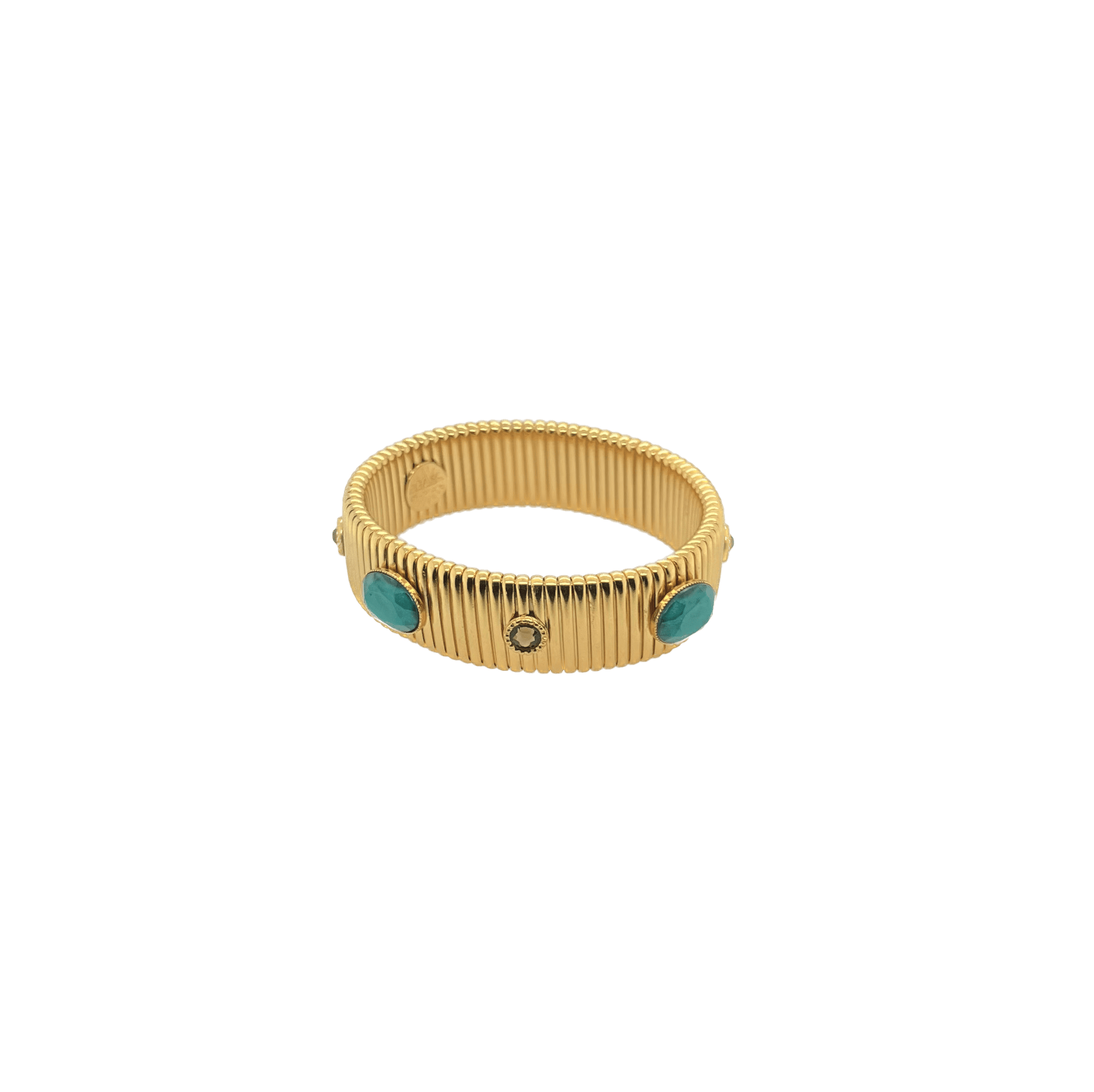 Gas Bracelets Yellow Gold / Green Gas Strada Medium Bracelet