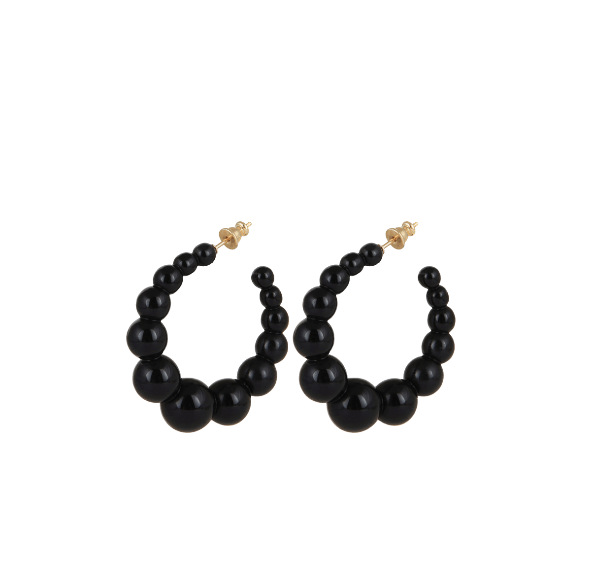 Gas Bijoux Andy Acetate Hoop Earrings Duo Jewellery