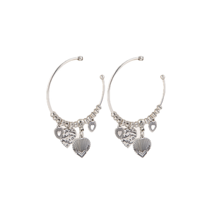 Gas Earrings Gas Bijoux I Love You Mini Earrings Silver