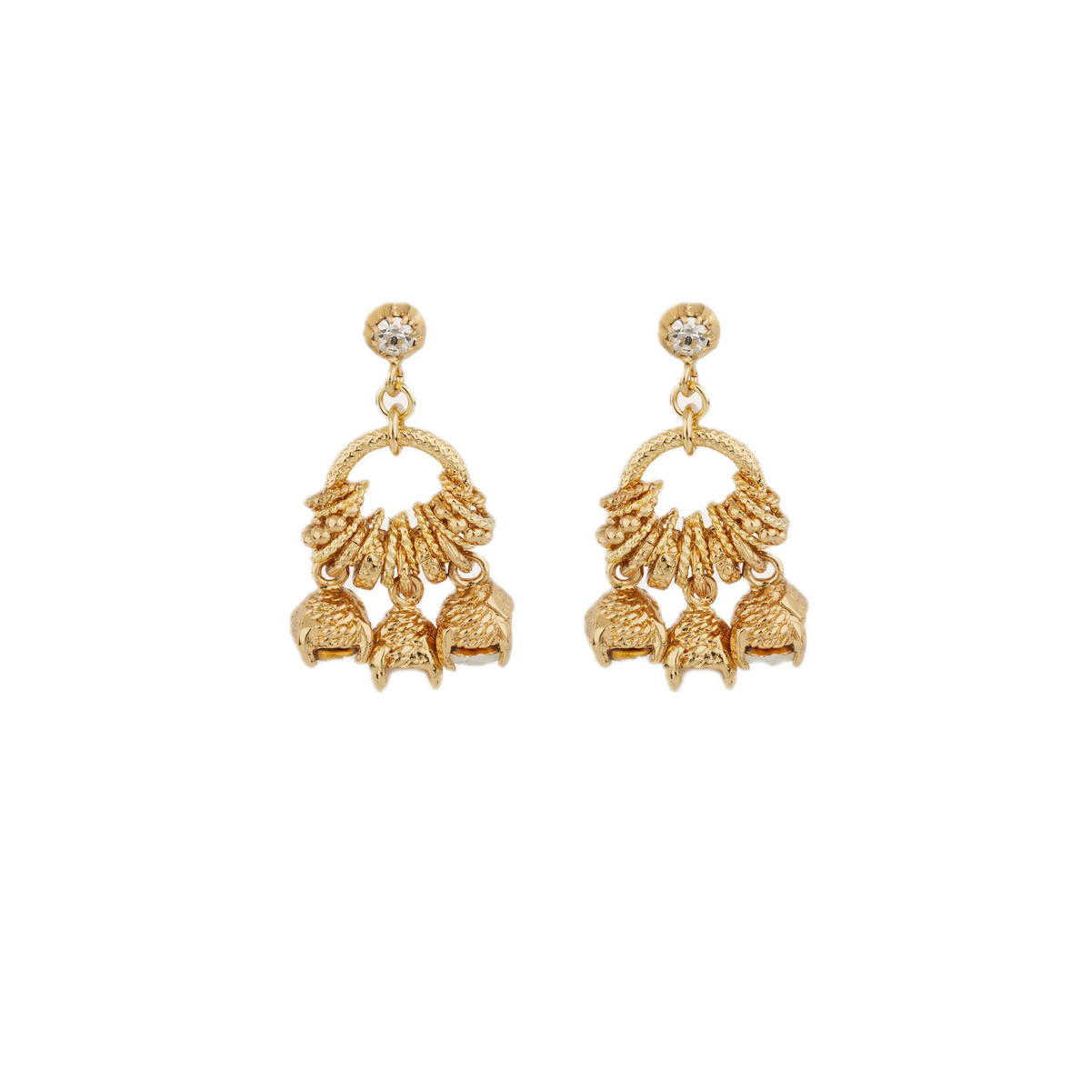 Gas Earrings Gas Bijoux Lucce Maranzana earrings Gold Plated