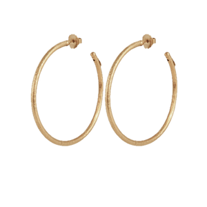 Gas Earrings Gas Bijoux Maori hoop earrings large size
