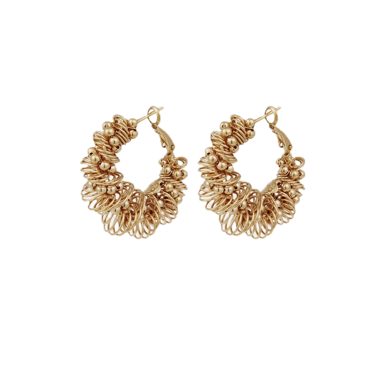 Gas Earrings Gas Bijoux Tourbillon earrings hoop small size