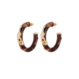 Gas Earrings Gas Cobra Hoop Earrings
