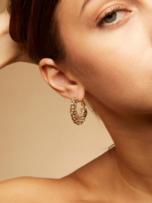 Gas Earrings Gas Izzia Small Hoop Earrings