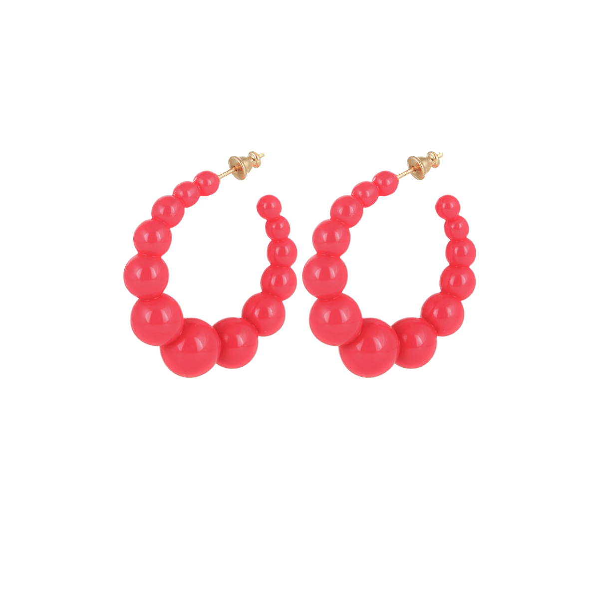 Gas Earrings Turquoise Gas Andy Acetate Hoop Earrings