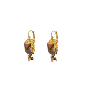 Duo Jewellery Scaramouche Enamel Dormeuse Earrings