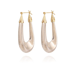 Gas Earrings Silver Gas Ecume Drop Earrings