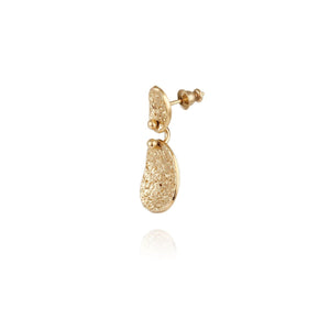 Gas Earrings Yellow Gold Eclipse Small Earrings