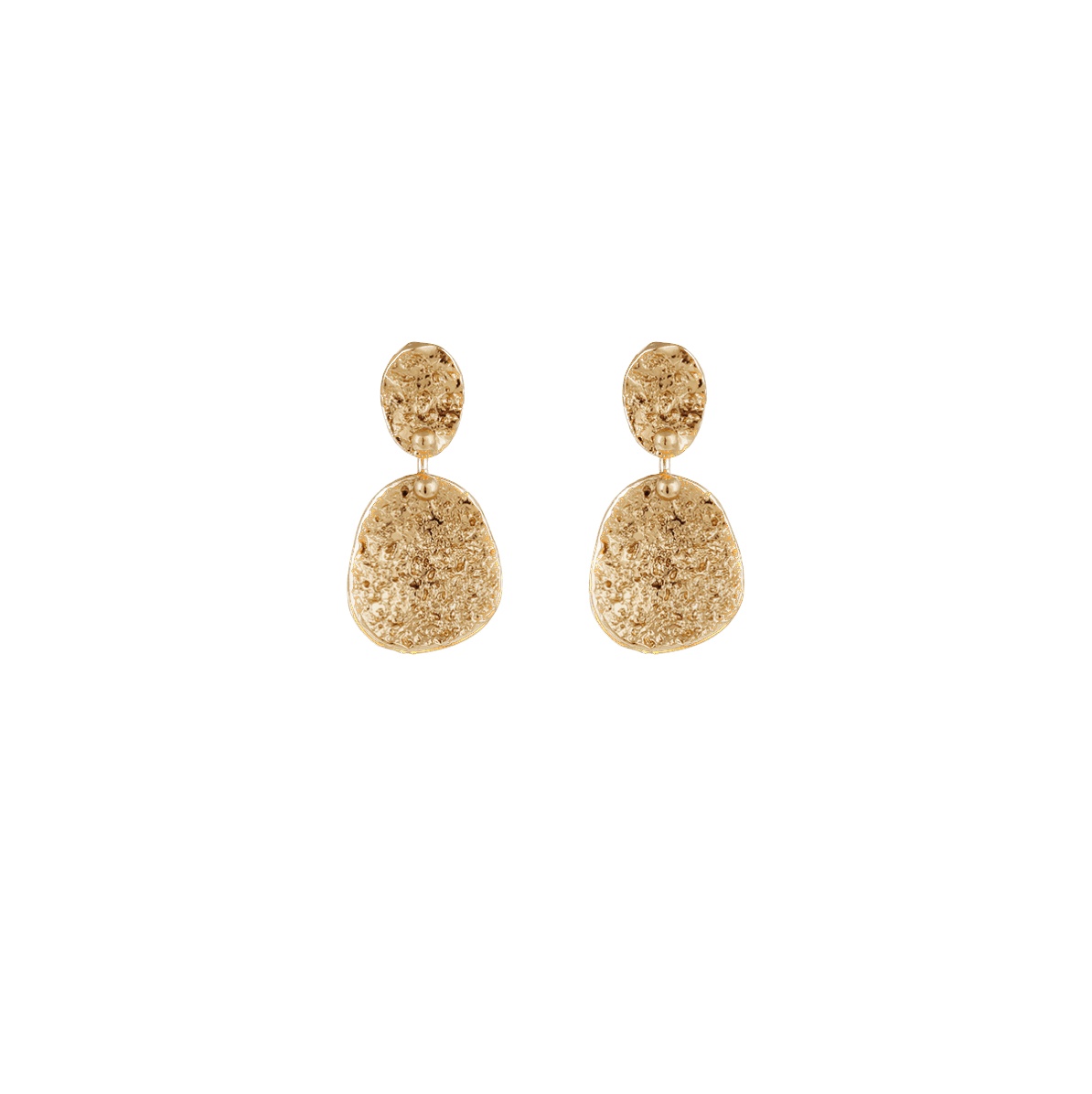 Gas Earrings Yellow Gold Eclipse Small Earrings