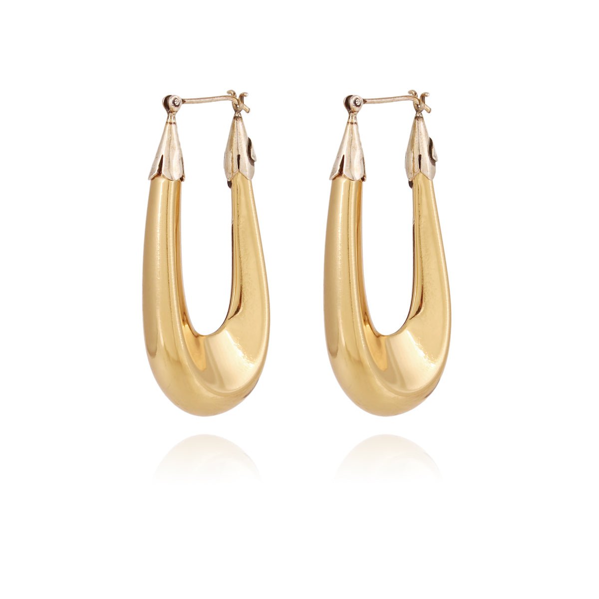 Gas Earrings Yellow Gold Gas Ecume Drop Earrings