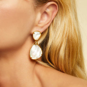 Gas Earrings Yellow Gold Gas Silia Pearl Earrings