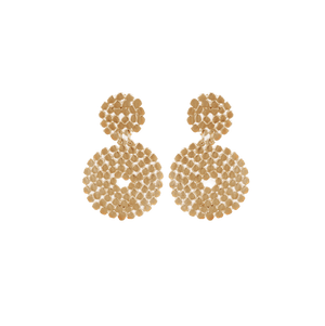 Gas Earrings Yellow Gold / Mini Gas Onde Lucky Earrings