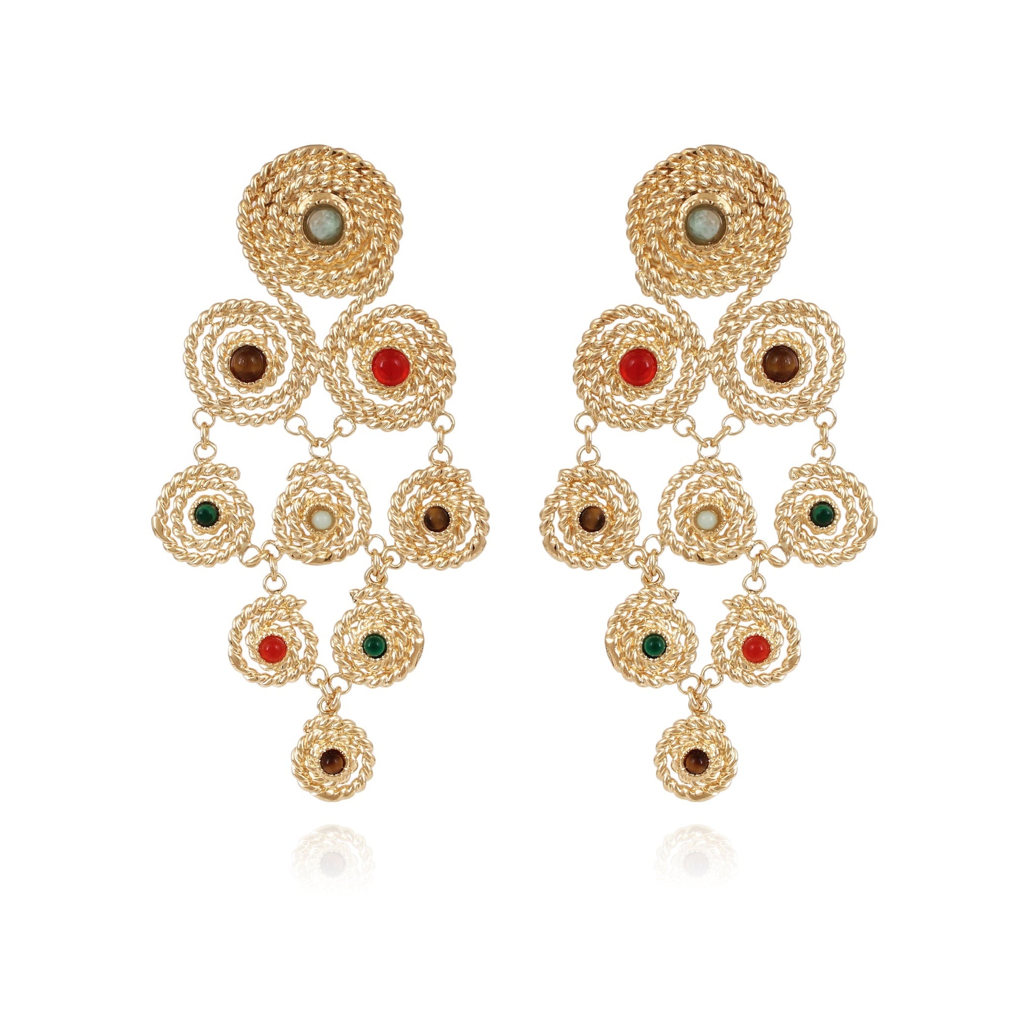 Gas Earrings Yellow Gold / Pearl Gas Mistral Earrings