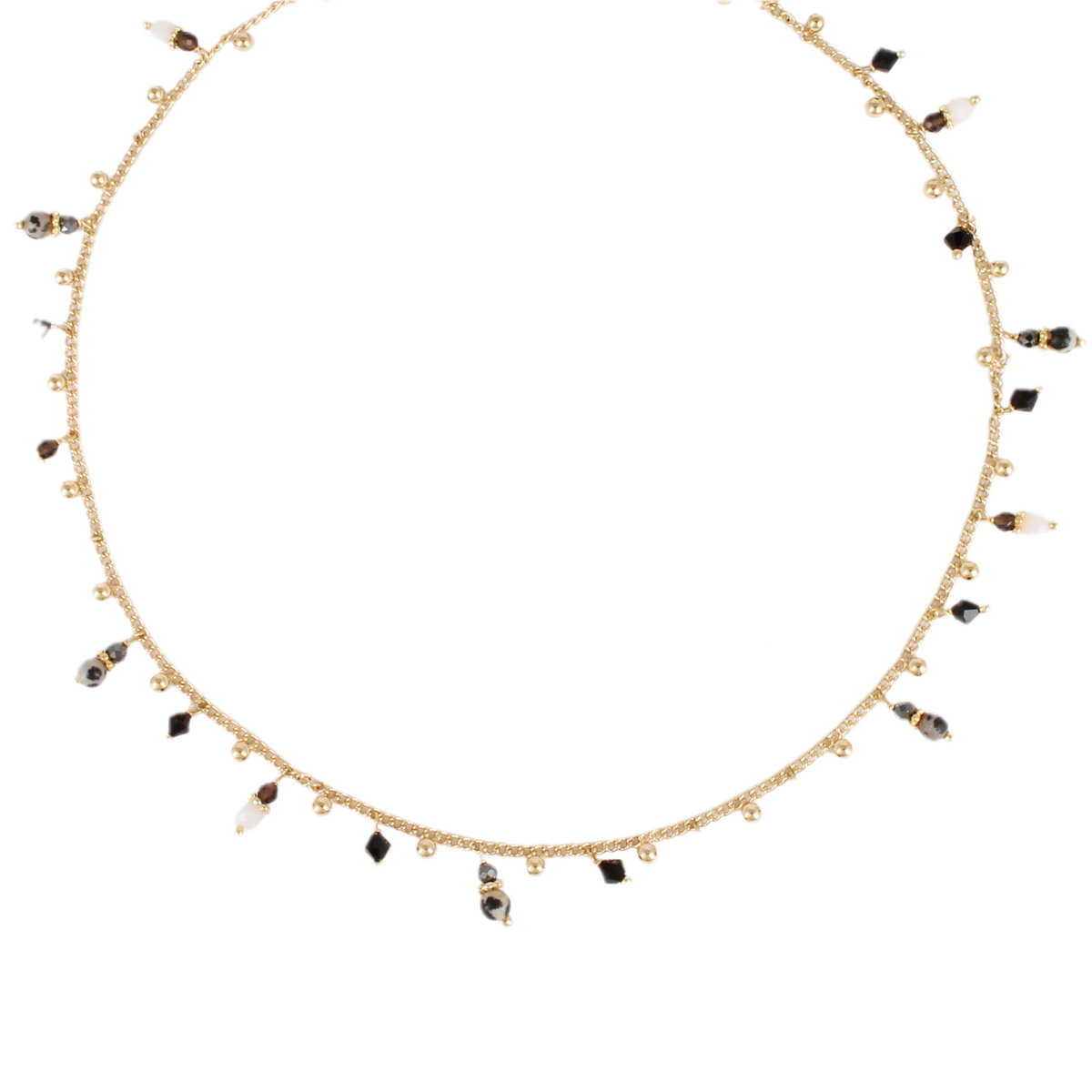 Gas Necklaces Gas Bijoux Tangerine Blue Apatite Necklace