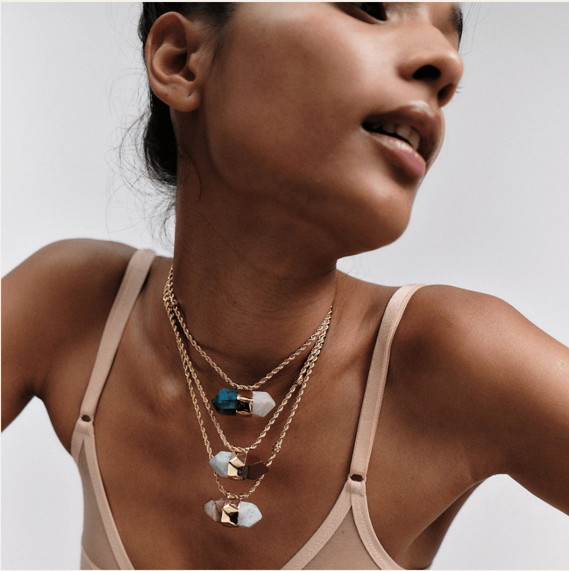 Gas Bijoux Aventurine Necklace Duo Jewellery
