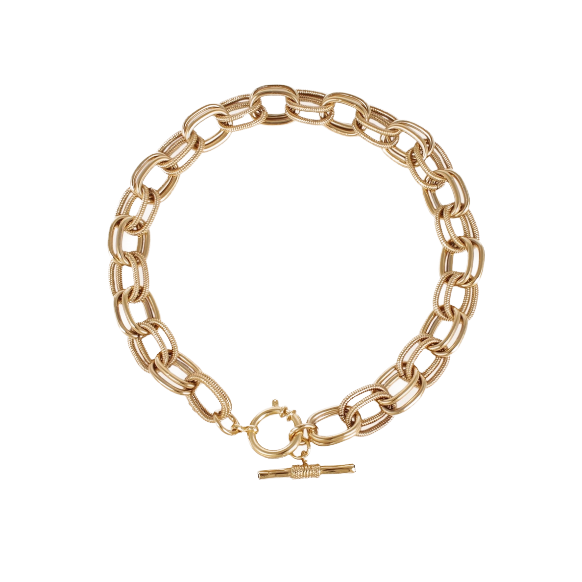 Gas Necklaces Yellow Gold Bell Necklace