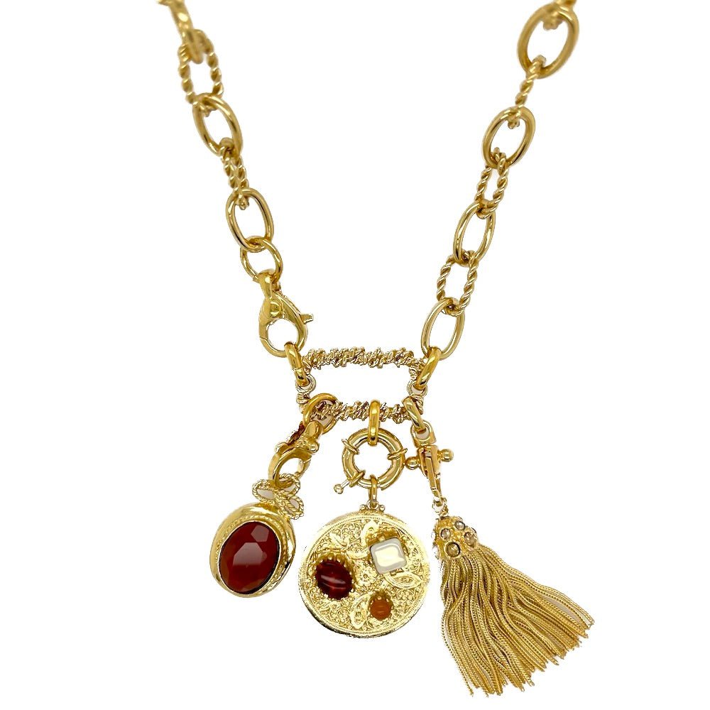Gas Necklaces Yellow Gold Constantine Necklace One Off Piece