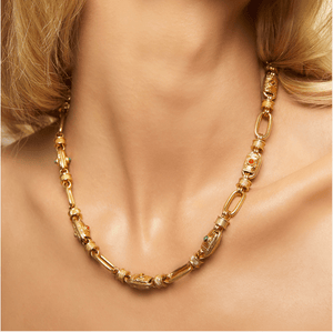Gas Necklaces Yellow Gold Gas Bijoux Basile Necklace