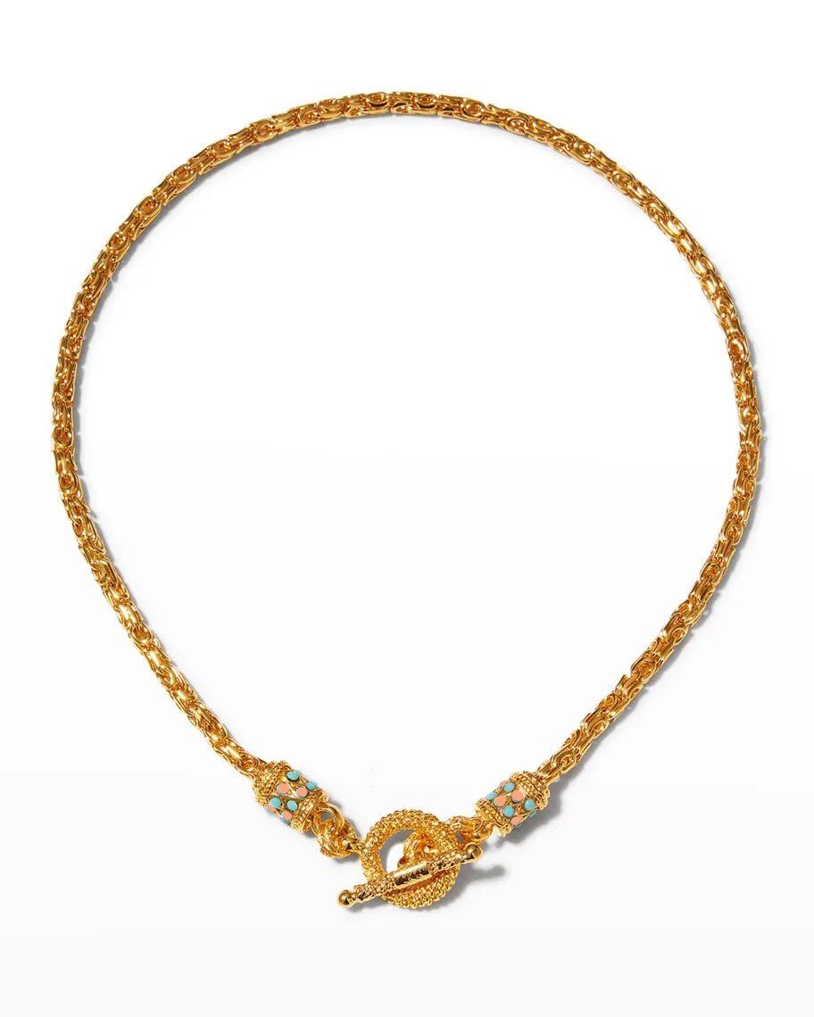 Gas Necklaces Yellow Gold Gas Maglia Necklace