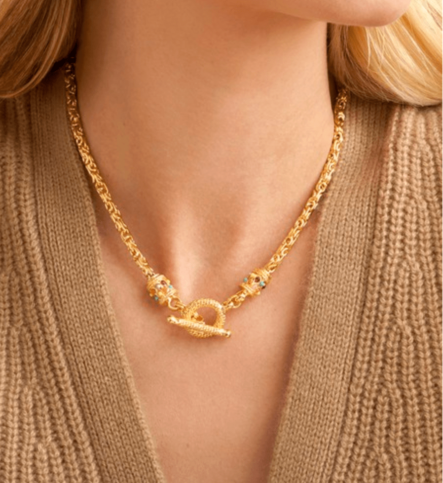 Gas Necklaces Yellow Gold Gas Maglia Necklace