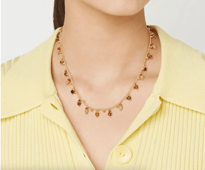 Gas Necklaces Yellow Gold Gas Tangerine Necklace