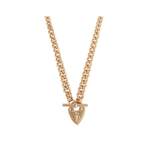 Gas Necklaces Yellow Gold Locked Gold Necklace