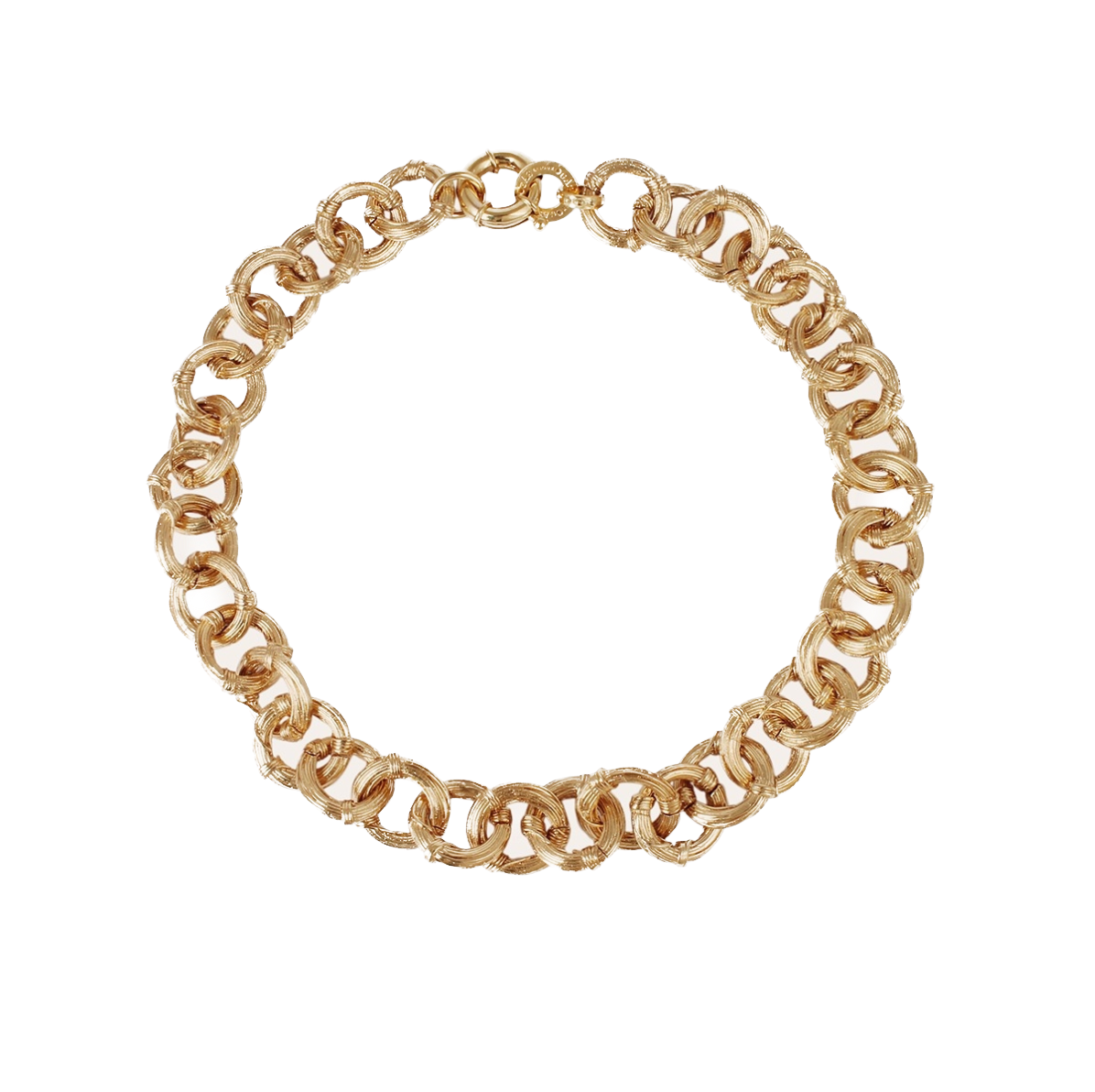 Gas Necklaces Yellow Gold Maille Ariane Necklace
