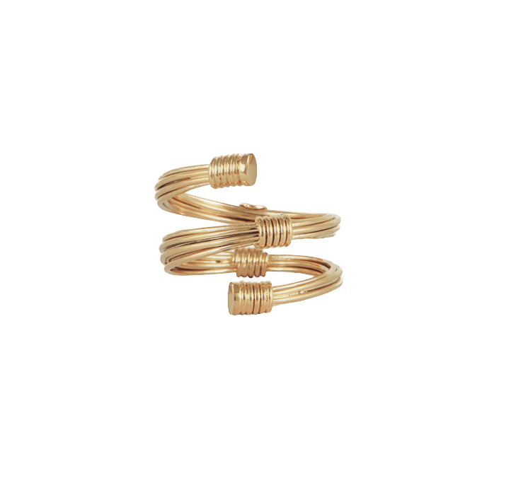 Gas Rings Yellow Gold Ariane Liane Ring