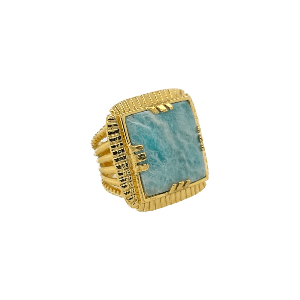 Gas Rings Yellow Gold Arty Ring