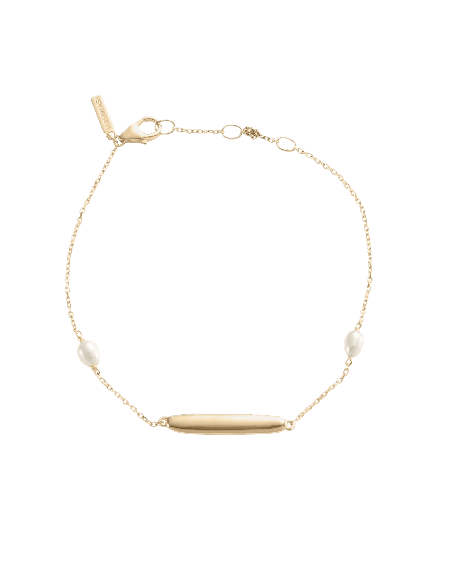 Kirstin Ash Bracelets Gold Kirstin Ash Maris engravable bracelet