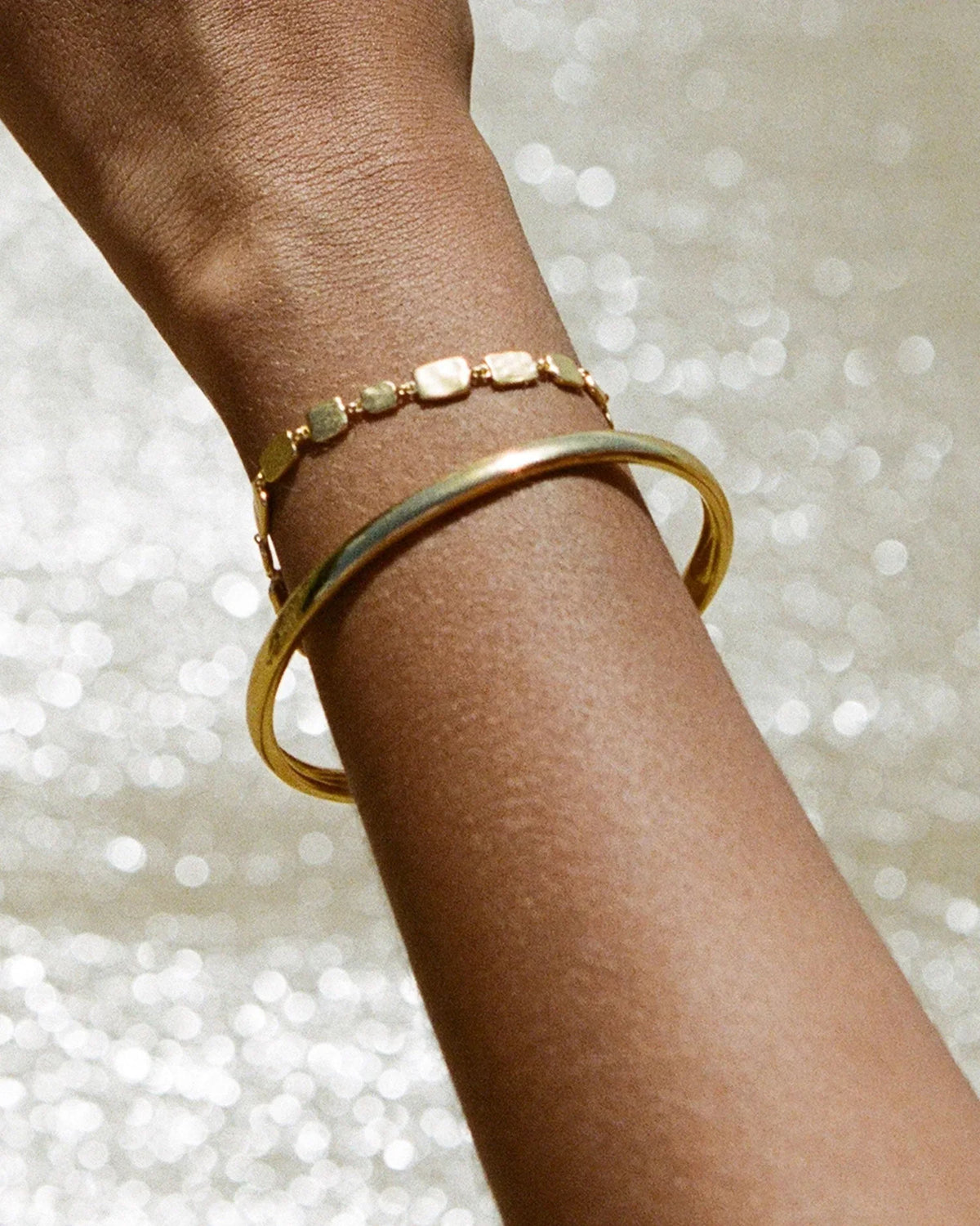Kirstin Ash Bracelets Kirstin Ash Cascade Bracelet – Sterling Silver & 18K Gold Plated