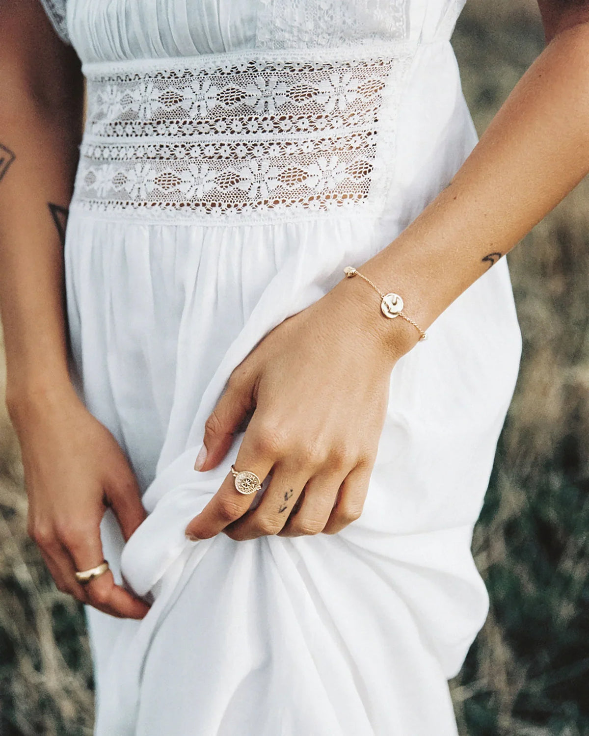 Kirstin Ash Bracelets Kirstin Ash Tidal Pearl Bracelet – Gold Plated & Silver