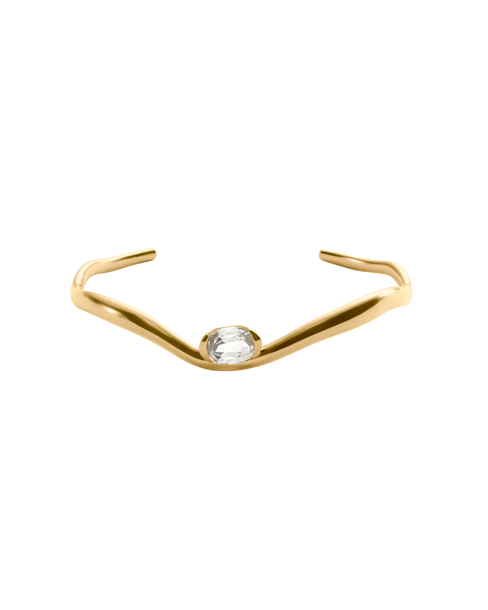 Kirstin Ash Bracelets Kirstin Ash Unfold Cuff – 18K Gold Plated