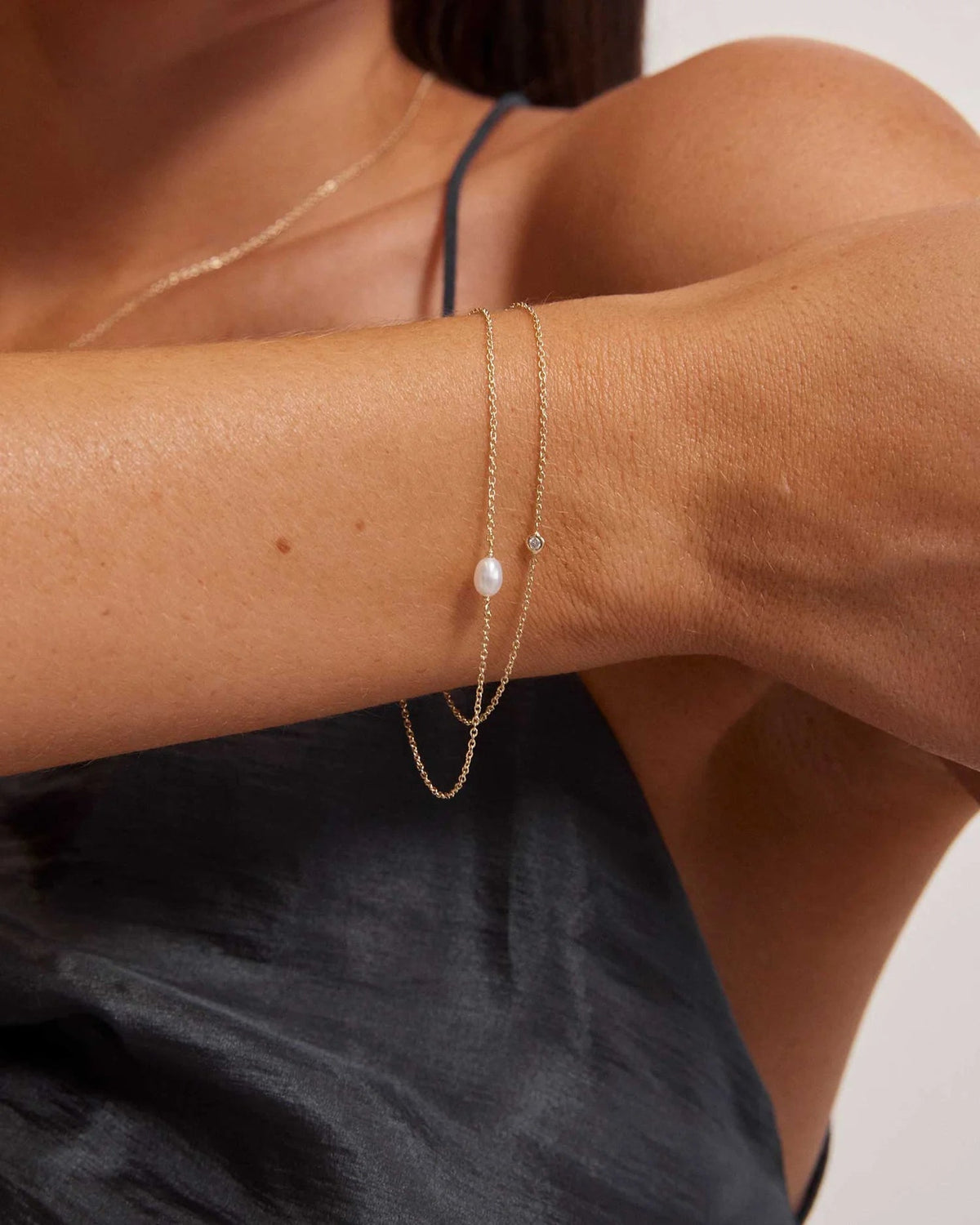 Kirstin Ash Bracelets Petite Diamond Bracelet