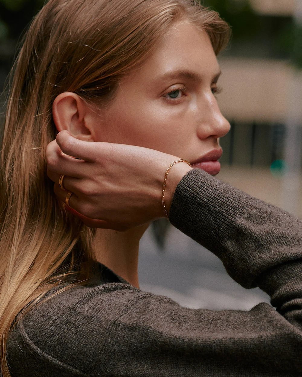 Kirstin Ash Bracelets Yellow Gold Rue Chain Bracelet