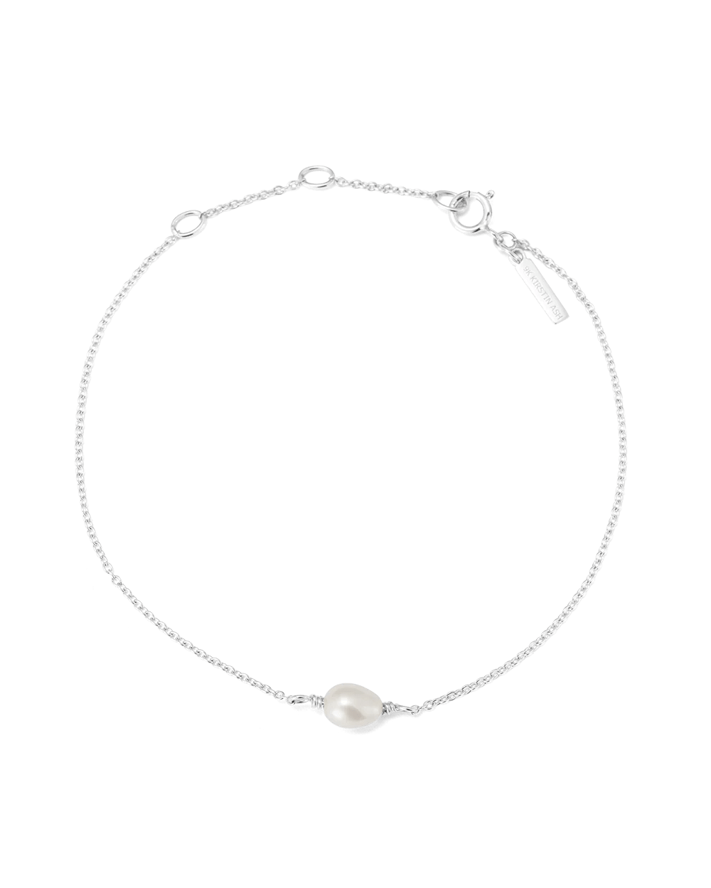Kirstin Ash Bracelets Silver Classic Pearl Bracelet