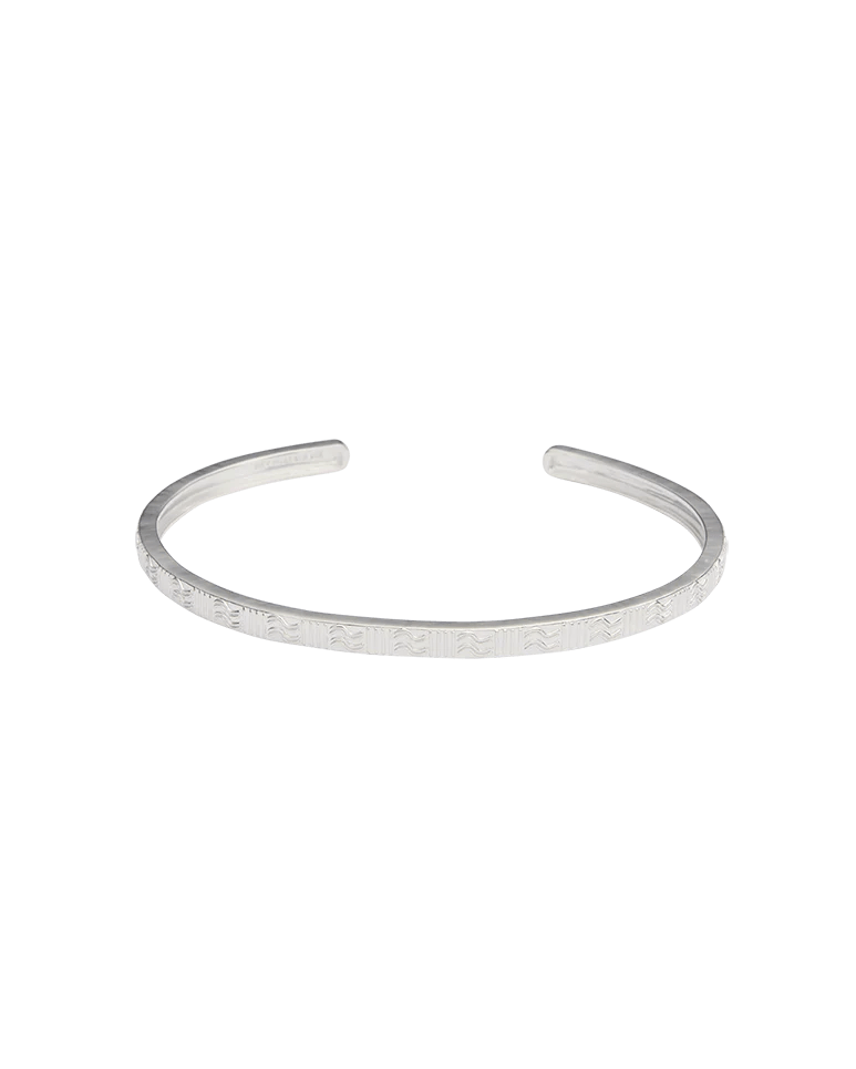 Kirstin Ash Bracelets Silver Glisten  Cuff