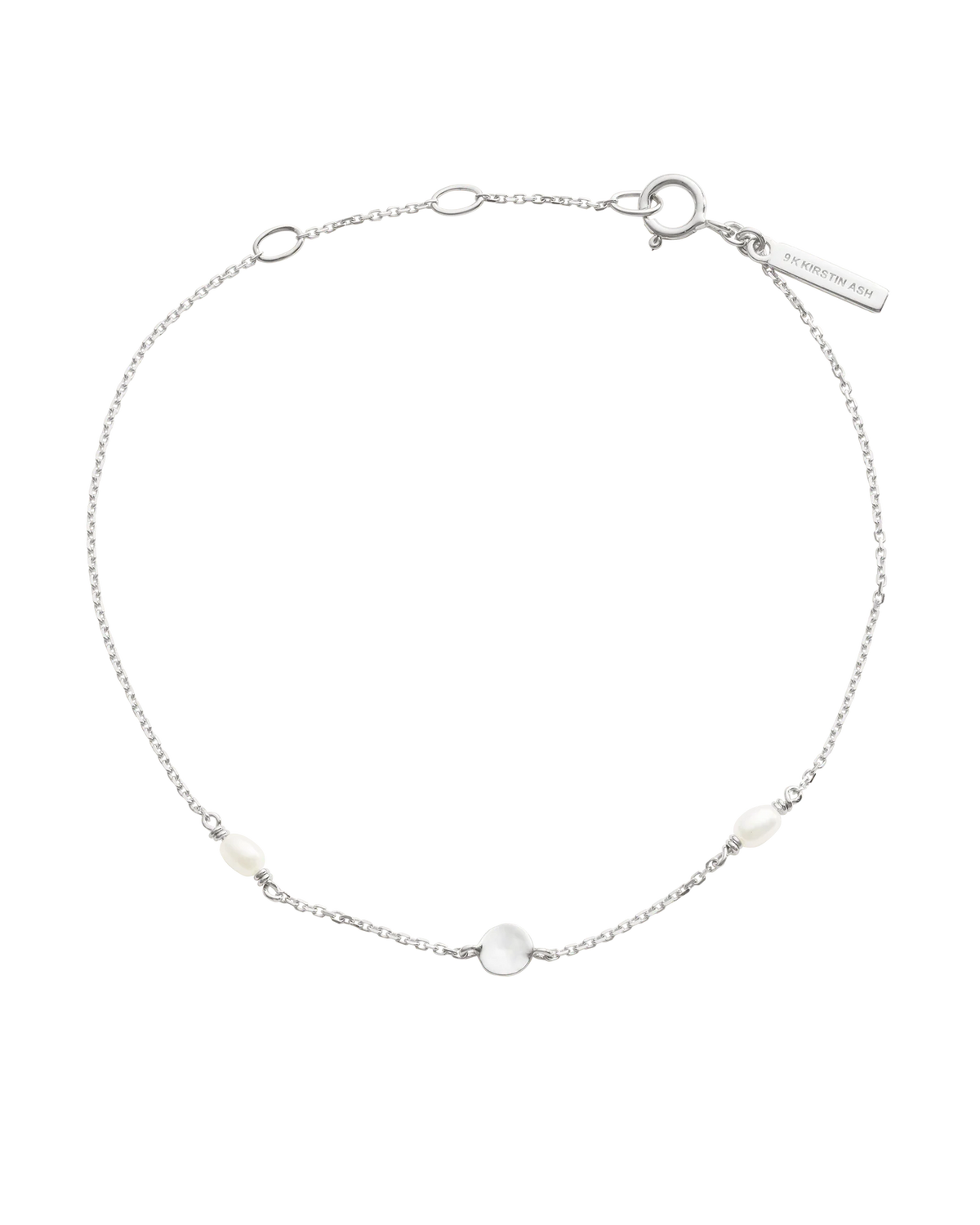 Kirstin Ash Bracelets Silver Kirstin Ash Vacation Fine Pearl Bracelet – 9k Solid Gold & Silver