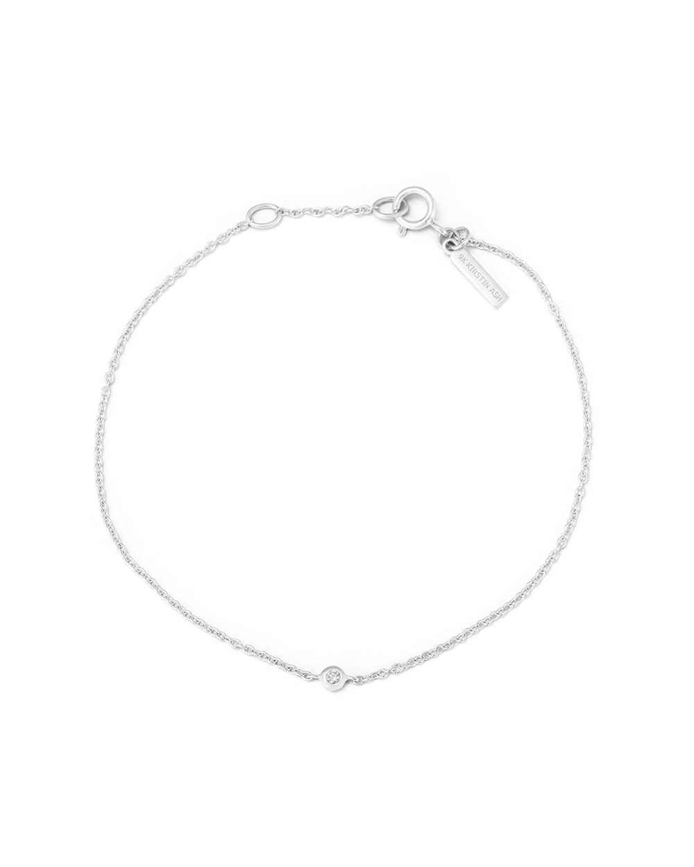 Kirstin Ash Bracelets Silver Petite Diamond Bracelet
