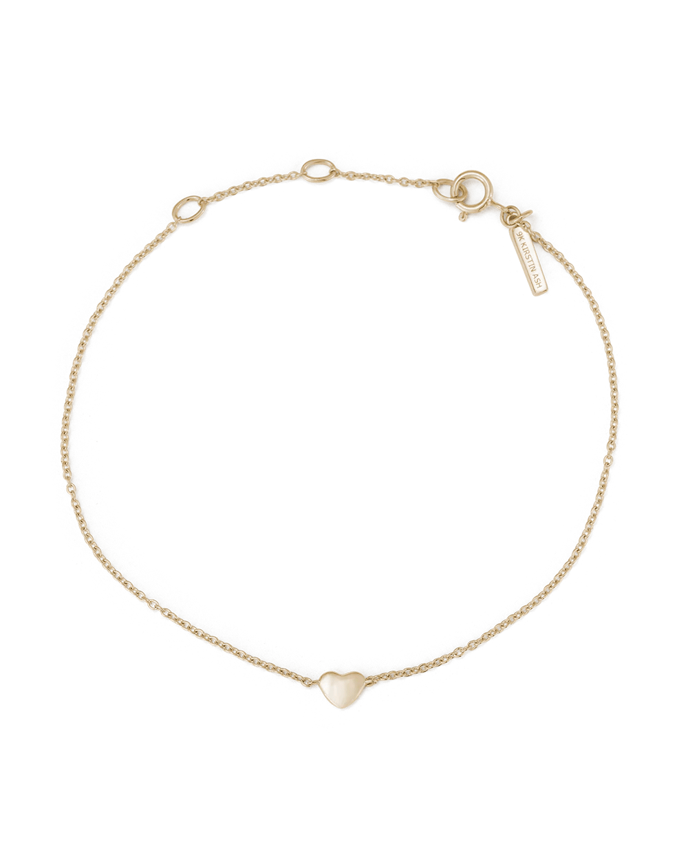 Kirstin Ash Bracelets Solid Gold L'Amour Heart Bracelet