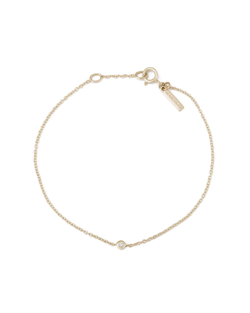 Kirstin Ash Bracelets Solid Gold Petite Diamond Bracelet
