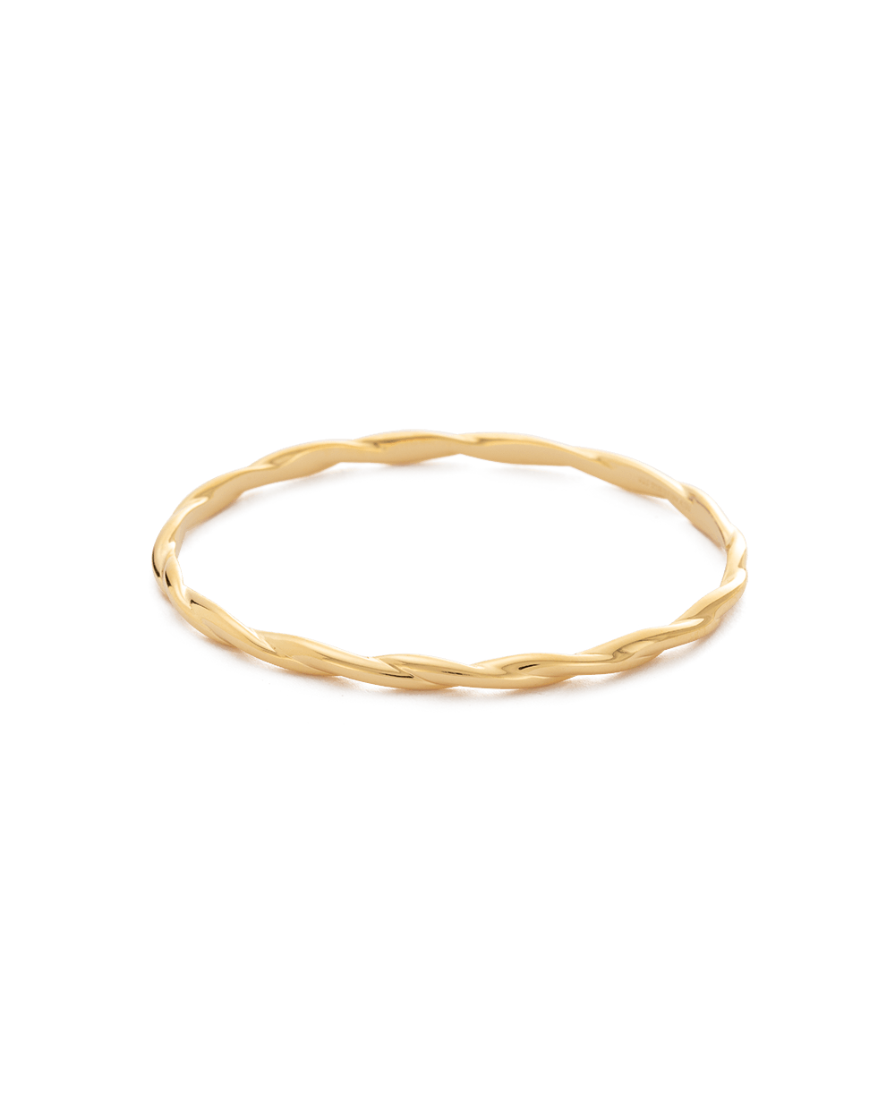 Kirstin Ash Bracelets Yellow Gold kirstin Ash Wave Bangle