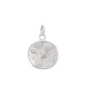 Kirstin Ash Charms Silver Kirstin Ash Tiny By The Sea Coin